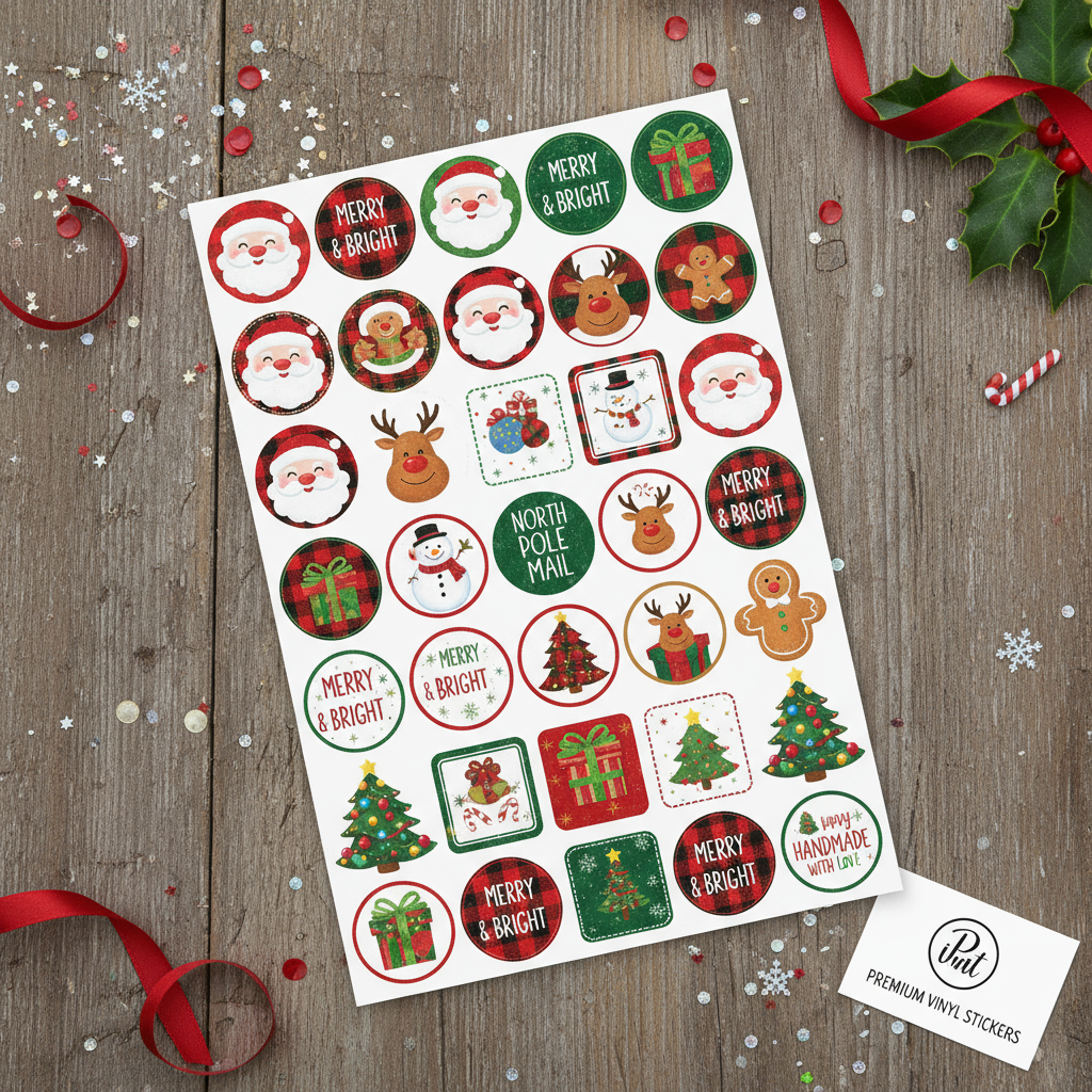 Kerst stickers